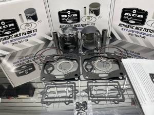 Wossner Pistons - Arctic Cat ZR900, ZR 900, Mountain Cat 900, King Cat 900, FORGED Wossner Piston & Gasket Kit 2003 2004 2004 2005. Twin cylinder 85mm