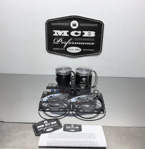 MCB - Dual Ring Pistons - Arctic Cat 800 HO C-TEC PISTON KIT, Piston Set, top end repair kit Premium Wossner Forged 2018 - 2019 only. 