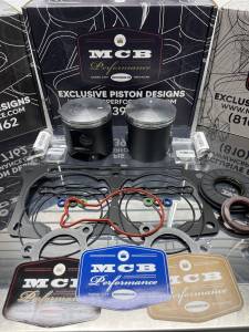 MCB - MCB Stage 1 Polaris AXYS 850, Patriot 850, Matryx 850, VR1, Assault, RMK, Pro, Switchback, Indy 2019-2024 Piston Kit Top End Rebuild Kit replaces 2207821 2209886 2208205