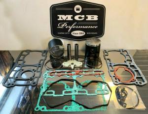 MCB - Ski Doo 850cc GEN-4 ETEC MCB FORGED DUAL-RING TOP END PISTON REBUILD KIT 