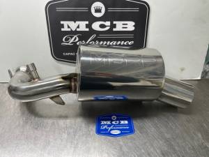MBRP Exhaust - 2019-2021 Polaris AXYS Chassis 850 TRAIL SILENCER EXHAUST - 430T209