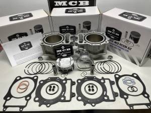 MCB - MCB Stage 1 Plus O.E.M. Cylinders 0804-031 or 0804-061 or 0804-064  Arctic Cat Wildcat 1000, X, Mud Pro 1000 ATV, Prowler 1000, complete top end kit with pistons, gaskets  (Crankshaft Optional)