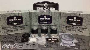 MCB - Dual Ring Pistons - Polaris 1998-99 XCR 700 / 1996-98 INDY ULTRA 680 SP, SPX MCB cast Piston and Gaskets kit 66.50MM replaces 3085262 