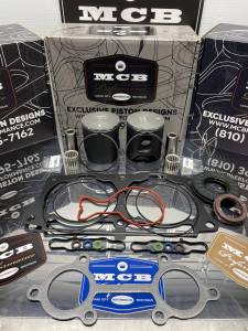MCB - MCB Stage 1 Polaris AXYS 650, Patriot 650, Matryx VR1 SKS RMK Pro Indy XC XCR Khaos 650 2021-2024 Piston Kit Top End Rebuild Kit (FORGED) replaces 2209887 2208741