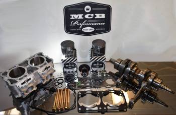 MCB - 2010 Polaris 800 Complete engine rebuild kit with Durability kit - Crankshaft, Cylinder, Piston kit, Dragon Switchback Pro RMK Stage 3 Rebuild Kit - CAST piston - Image 1