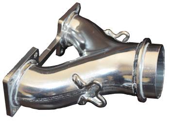 Straightline Performance - 2003-08 Ski-Doo 600 H.O. Y-Pipe, Polished Ceramic - Image 1