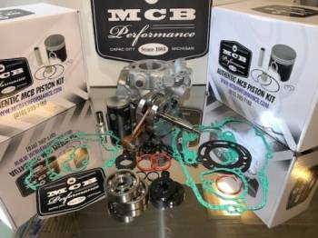 MCB - 2007-2013 Kawasaki KX85 Stage 3 Complete Engine rebuild kit, Crankshaft, bearings, seals, Top End Piston Kit with gaskets and new cylinder. - Image 1