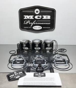 Wossner Pistons - Arctic Cat 1000ccc 1998-02 FORGED Wossner Piston & Gasket Kit Thundercat 1000  Mountain Cat 1000, Pantera 1000 Triples 81.00mm - Image 1