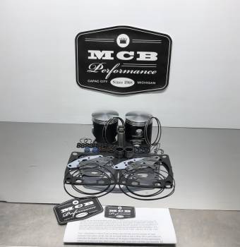 MCB - Dual Ring Pistons - Arctic Cat 800 HO C-TEC2  PISTON KIT, Piston Set, top end repair kit Premium Wossner Forged 2018 - 2019 only. - Image 1