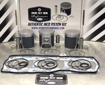 MCB - Dual Ring Pistons - Polaris 580 Triple cylinder Indy XLT, XLT SP,  Indy XLT SKS Piston kit complete with gaskets 1993-94 replaces 3084449 - Image 1