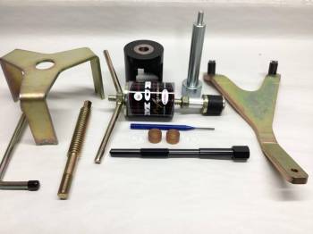 MCB - Ski Doo XRS secondary rollers, QRS jackshaft removal tool, Drift pin removal Punch, QRS XP Helix compression Removal Tool & complete P-drive service kit. - Image 1