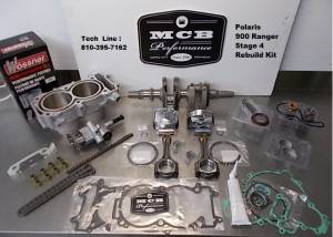Polaris 900 Ranger 2013-2019 MCB STAGE 4 Complete engine rebuild kit, crankshaft, pistons, cylinder all gaskets and seals