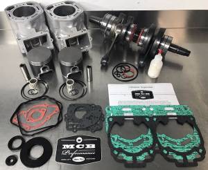 MCB Stage 4 1999-2020 Ski-Doo 600 NON-HO / 500SS CARB Engine rebuild kit  FORGED MCB exclusive dual-ring pistons, Crankshaft, Cylinders, check valves etc.