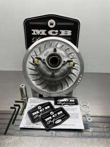 TEAM - Ski Doo driven secondary clutch, Team tied roller 2002-07 RER models REV MXZ Summit Renegade 600 800 HO, calibrated bolt on assembly.