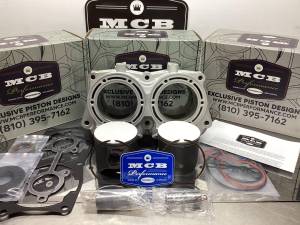 MCB Stage 1 Polaris Patriot 9R, Slash, Khaos, RMK,  Pro 2023-2025 Top End Piston Rebuild Kit with Cylinder 2209828 30223972