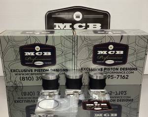 MCB - Dual Ring Pistons - Polaris 1998-99 XCR 700 / 1996-98 INDY ULTRA 680 SP, SPX MCB cast Piston and Gaskets kit 66.50MM replaces 3085262 - Image 2