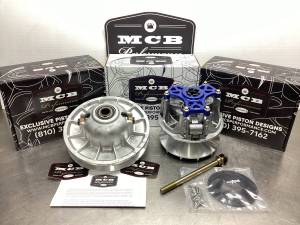 Polaris Ranger 1000 with SOHC (single overhead cam) 2020-current MCB performance Primary drive clutch and Secondary driven clutch combination with EVP CAP & BOLT 