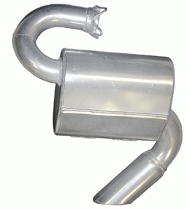 SLP  - Polaris - SLP - Starting Line Products - Lightweight Silencer for 00-05 600 "Small Block" Twin